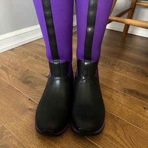 Purple muck boots